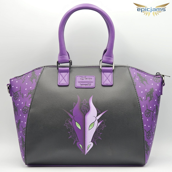 Loungefly Disney Sleeping Beauty Villain Maleficent Mistress Of Evil Satchel Bag - Picture 4 of 6
